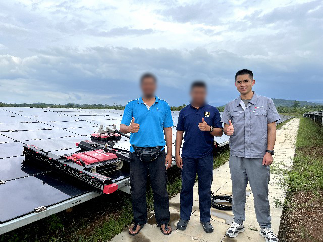 Malaysia 10 MW solar cleaning project